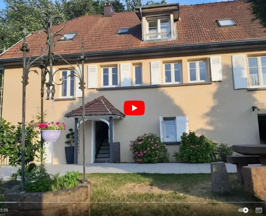 Guest house aux2lacs Video view from the sky Pierre-Percée Vosges Meurthe-et-Moselle